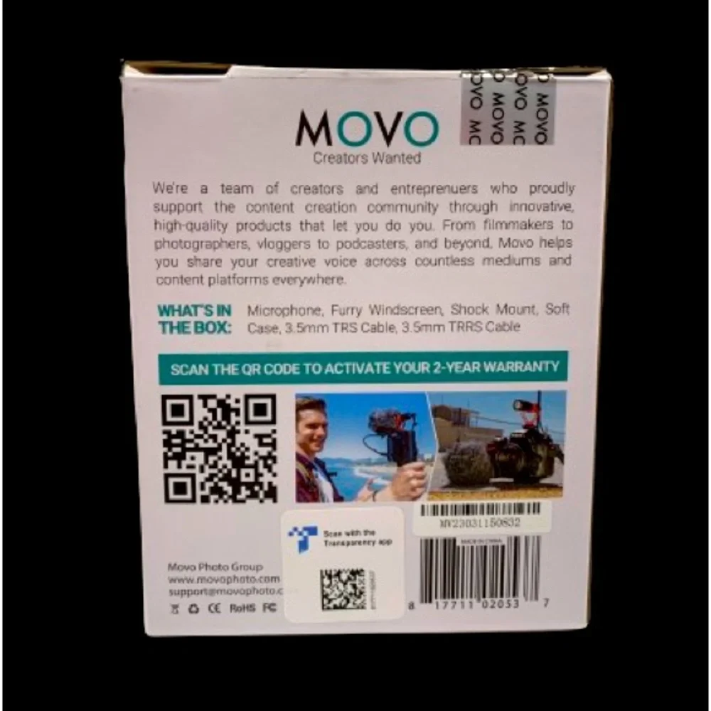 MOVO VXR10 UNIVERSAL CARDIOID MICROPHONE